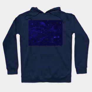 Simple Blue Galaxy Hoodie